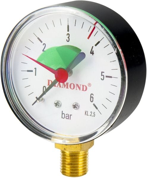Diamond ciśnieniomierz TYP:418 63 mm ART.418.63-10. Ciśnieniomierze Diamond. Za 23.97 zł.