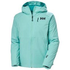 Damska kurtka turystyczna Helly Hansen Odin 2.0. Czarne kurtki sportowe damskie Helly Hansen, na lato, l, z aplikacjami, z elastanu, bez ramiączek, z kapturem, wspinaczkowe, primaloft. Za 1,148.00 zł.