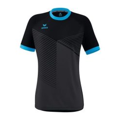Damski jersey Erima Mantua. Czarne koszulki sportowe damskie Erima, bez wzorów, z jersey, bez zapięcia, rowerowe. Za 149.00 zł.