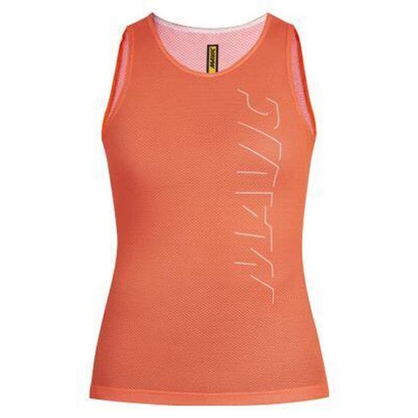Damski tank top Mavic. Brązowe topy damskie MAVIC, bez wzorów, sportowe, bez kołnierzyka, bez ramiączek. Za 261.50 zł.