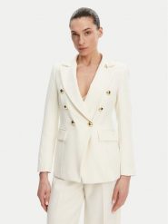 Maryley Marynarka 25EB139/43VA Écru Regular Fit. Marynarki i żakiety damskie Maryley, bez wzorów, z syntetyku, bez kołnierzyka, bez ramiączek. Za 299.99 zł.