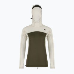 Longsleeve do pływania męski Hurley Coast Guard Hooded Surf Top. Brązowe szorty męskie Hurley, bez wzorów, sportowe. Za 259.99 zł.