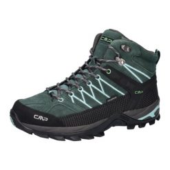 Buty trekkingowe damskie CMP Rigel Mid. Czarne obuwie trekkingowe damskie CMP, bez zapięcia. Za 399.00 zł.