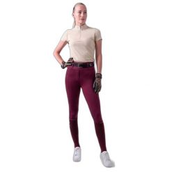 Damskie legginsy jeździeckie o średniej przyczepności PS of Sweden Katja. Czerwone legginsy damskie PS OF SWEDEN, bez wzorów. Za 395.50 zł.