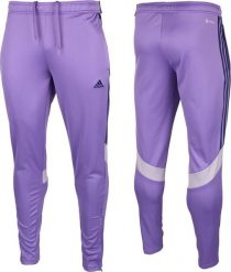 Adidas Spodnie męskie adidas Tiro fioletowe HS1034 XL. Fioletowe spodnie sportowe męskie Adidas, m, bez wzorów. Za 241.63 zł.