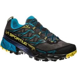 Buty trekkingowe męskie La Sportiva La Akyra. Czarne trekkingi męskie La Sportiva, z materiału, bez zapięcia. Za 744.35 zł.