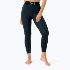 Spodnie termoaktywne damskie super.natural Tundra 174. Niebieskie bielizna sportowa damska super.natural, bez wzorów. Za 299.99 zł.