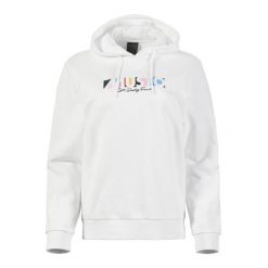 Bluza damska z kapturem Musto 1964. Białe bluzy damskie Musto, bez wzorów, sportowe, bez ramiączek, z kapturem. Za 383.50 zł.