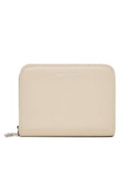 Calvin Klein Portfel Ck Medium Flap Zip Around LV04F1075G Kremowy. Białe portfele damskie Calvin Klein, ze skóry. Za 289.99 zł.