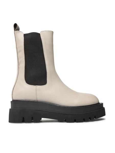 Gino Rossi Botki 20773 Beżowy. Brązowe botki damskie Gino Rossi, bez wzorów, ze skóry, bez obcasa, na płaskiej podeszwie, bez zapięcia. Za 399.99 zł.