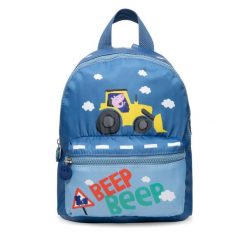 Plecak Peppa Pig. Niebieskie plecaki męskie Peppa Pig, bez wzorów, sportowe. Za 79.99 zł.