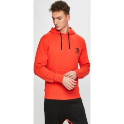 Diesel - Bluza. Brązowe bluzy męskie Diesel, l, bez wzorów, z bawełny, bez ramiączek, z kapturem. W wyprzedaży za 239.90 zł.