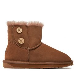 Śniegowce EMU Australia. Brązowe śniegowce damskie Emu Australia, bez zapięcia. Za 699.99 zł.