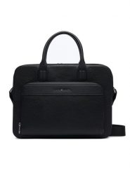 Tommy Hilfiger Torba na laptopa Th Central Slim Computer Bag AM0AM14730 Czarny. Czarne torby na laptopa damskie Tommy Hilfiger, bez wzorów, ze skóry. Za 749.99 zł.
