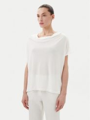 Bruuns Bazaar Bluzka Ginae BBW4362 Biały Regular Fit. Białe bluzki damskie Bruuns Bazaar, xl, bez wzorów, z lyocellu, bez kołnierzyka, bez ramiączek. Za 209.99 zł.
