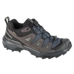 Buty trekkingowe damskie Salomon X Ultra 360 Ltr Gtx. Szare obuwie trekkingowe damskie Salomon, z gumy, bez zapięcia. Za 609.99 zł.