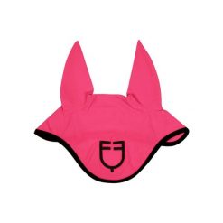 Czapka z perforowanej tkaniny z logo. Czerwone czapki damskie EQUESTRO, bez wzorów, z poliamidu, eleganckie. Za 113.90 zł.