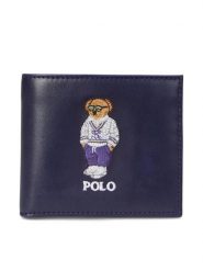 Polo Ralph Lauren Portfel 405962466001 Granatowy. Niebieskie portfele męskie Polo Ralph Lauren, bez wzorów, ze skóry. Za 489.99 zł.