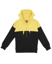 Bluza z kaptur na co dzień na siłownię. Żółte bluzy damskie LEONE 1947 APPAREL, bez wzorów, bez ramiączek, bez kaptura. Za 105.21 zł.
