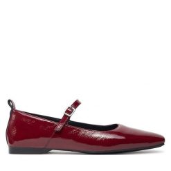 Baleriny Vagabond Shoemakers. Czerwone balerinki damskie Vagabond Shoemakers, bez wzorów, bez obcasa, bez zapięcia. Za 379.99 zł.