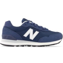 Buty damskie New Balance WL515NVY – granatowe. Niebieskie obuwie sportowe damskie New Balance, bez wzorów, z dresówki, bez zapięcia. Za 279.99 zł.