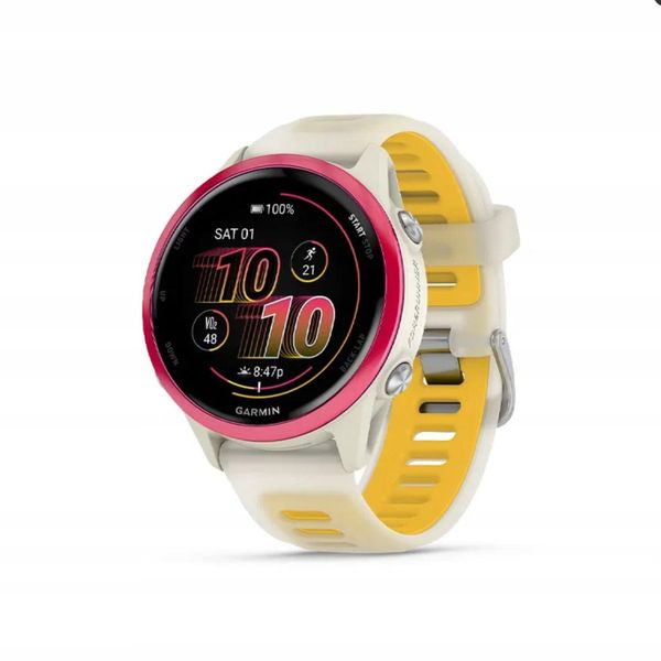 Zegarek sportowy Garmin Forerunner 570 Biało-żółty (010-02970-02). Białe zegarki sportowe Garmin, bez wzorów. Za 2,242.02 zł.