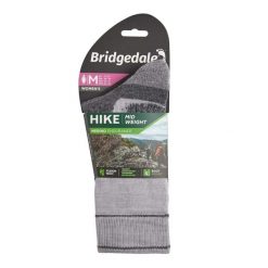 Skarpety do turystyki damskie Bridgedale HIKE MW END BO ORI LD sil M. Szare skarpetki damskie Bridgedale, bez wzorów. Za 98.99 zł.