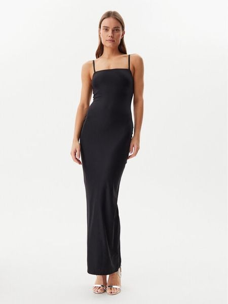 Guess Sukienka codzienna O5GK00 KCDE0 Czarny Bodycon Fit. Czarne sukienki damskie Guess, na co dzień, xl, z aplikacjami, z syntetyku, bez kołnierzyka, bez ramiączek, bodycon. Za 279.99 zł.