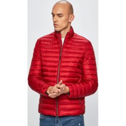 Geox - Kurtka puchowa. Czerwone kurtki męskie Geox, m, bez wzorów, z materiału, bez kaptura. W wyprzedaży za 539.90 zł.
