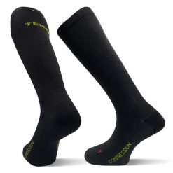 Skarpety narciarskie kompresyjne z wełny Merino Teko ecoSKI PRO Compression. Czarne skarpetki damskie TEKO, bez wzorów, z wełny. Za 74.00 zł.