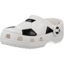 Sandały CROCS CLASSIC SOCCER BALL CLOG Biały. Białe sandały męskie Crocs, bez wzorów, z materiału, bez zapięcia. Za 159.99 zł.