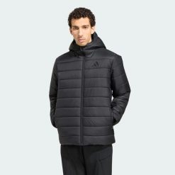 Kurtka z kapturem z ociepleniem Terrex Multi Essentials CLIMAWARM. Czarne kurtki męskie Adidas, l, bez wzorów, z materiału, klasyczne, z kapturem. Za 439.00 zł.