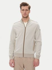 Bugatti Bluza 8750 75142C Beżowy Regular Fit. Brązowe bluzy męskie Bugatti, m, bez wzorów, z syntetyku, bez ramiączek, bez kaptura. Za 629.99 zł.