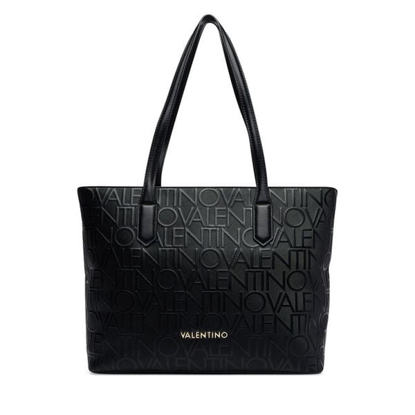 Torebka Valentino. Czarne shopperki damskie Valentino, bez wzorów, bez dodatków. Za 749.99 zł.