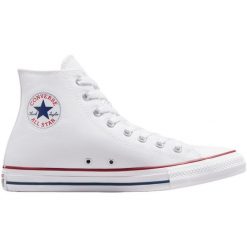 Trampki Converse Chuck Taylor All Star Hi, Dla obu płci. Białe trampki i tenisówki damskie Converse, bez wzorów, retro, bez zapięcia. Za 490.00 zł.