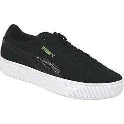 Puma Vikky Platform 363287-05 42 Czarne. Czarne obuwie sportowe damskie Puma, bez wzorów, ze skóry, bez zapięcia, Puma Vikky. W wyprzedaży za 189.99 zł.