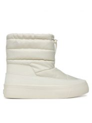 Calvin Klein Śniegowce Vulc Flatf Snowboot Nylon Mix Mg YW0YW01977 Biały. Białe śniegowce damskie Calvin Klein, z materiału, bez zapięcia. Za 309.99 zł.