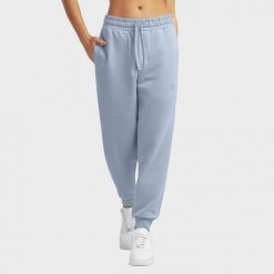 Spodnie dresowe Lifestyle damskie SIROKO Aquamarine-W. Niebieskie spodnie dresowe damskie SIROKO, bez wzorów, z dresówki, sportowe, na fitness i siłownię. Za 190.00 zł.