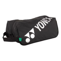 Torba na buty sportowe Yonex Team Shoe Case. Czarne buty sportowe męskie YONEX, bez wzorów, bez zapięcia, tenisowe. Za 85.00 zł.