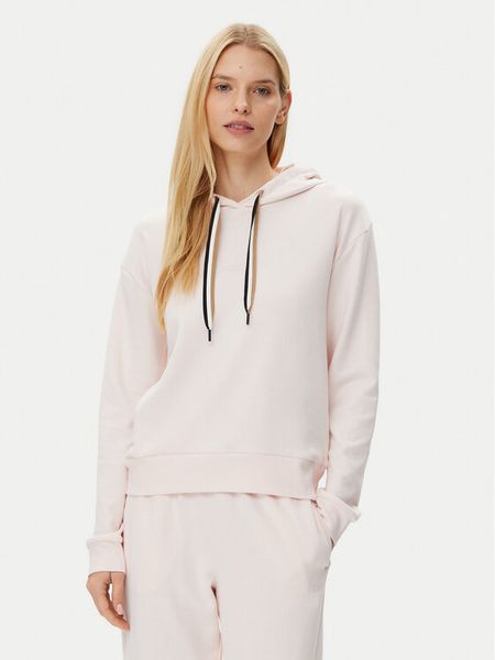 BOSS Bluza CP Stripe 50524760 Różowy Regular Fit. Czerwone bluzy damskie Boss, s, bez wzorów, z lyocellu, bez ramiączek, bez kaptura. Za 235.99 zł.