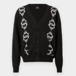 Volcom Sweter Daniel Shepard Czarny. Czarne swetry męskie Volcom, bez wzorów, sportowe, bez kołnierzyka, bez ramiączek. Za 401.85 zł.