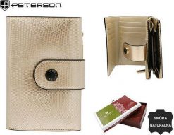 Peterson Elegancki, skórzany portfel damski - Peterson NoSize. Portfele damskie Peterson. Za 244.30 zł.
