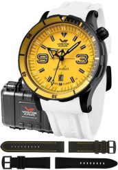 Zegarek męski Vostok Europe NH35A-510C530SW biały. Białe zegarki męskie Vostok Europe, bez wzorów. Za 4,417.67 zł.