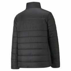 Kurtka Sportowa Damska Puma Essentials. Czarne kurtki sportowe damskie Puma, xl, bez wzorów, z materiału, bez ramiączek, bez kaptura. Za 459.99 zł.