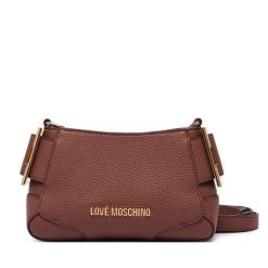 Torebka LOVE MOSCHINO. Brązowe listonoszki damskie Love Moschino, bez wzorów, bez dodatków. Za 919.99 zł.