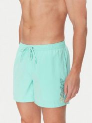 Quiksilver Szorty kąpielowe Spl Fineline Volley 15 EQYJV04141 Turkusowy. Niebieskie kąpielówki męskie Quiksilver, bez wzorów, z syntetyku. Za 159.99 zł.