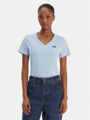 HUGO T-Shirt Classic 50513667 Niebieski Slim Fit. Niebieskie t-shirty damskie Hugo, l, bez wzorów, z bawełny, bez kołnierzyka, bez ramiączek. Za 199.99 zł.