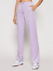 Juicy Couture Spodnie dresowe Tina JCAPW045 Fioletowy Regular Fit. Fioletowe spodnie dresowe damskie Juicy Couture, bez wzorów, z dresówki. Za 359.99 zł.