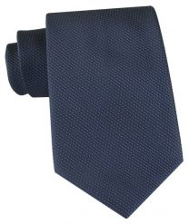 Granatowy Krawat z Mikrostrukturą Tkaniny - Chattier. Niebieskie krawaty i muchy Chattier, bez wzorów, z tkaniny, eleganckie. Za 55.00 zł.