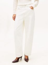 Tommy Hilfiger Dżinsy - Barrel Kobiety Bawełna biały, 28-32. Białe jeansy damskie Tommy Hilfiger, bez wzorów, z bawełny. Za 329.95 zł.
